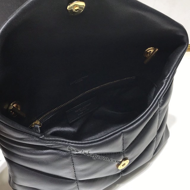 YSL专柜款女包 聖羅蘭經典款絎縫小羊皮迷你號郵差包 YSL肩背斜挎包 602333  jjh1129